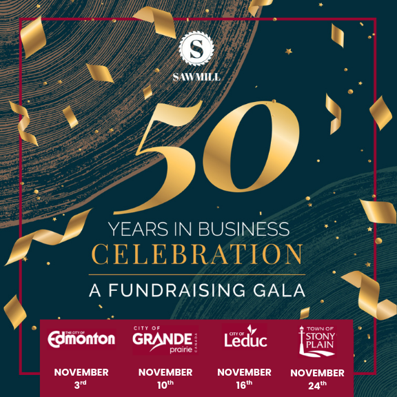 Sawmill’s 50th Anniversary Fundraising Galas
