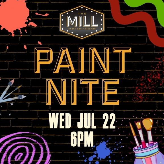 Paint + Sip – Paint Nite at The Mill
