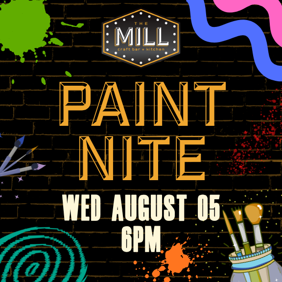 Paint + Sip – Paint Nite at The Mill